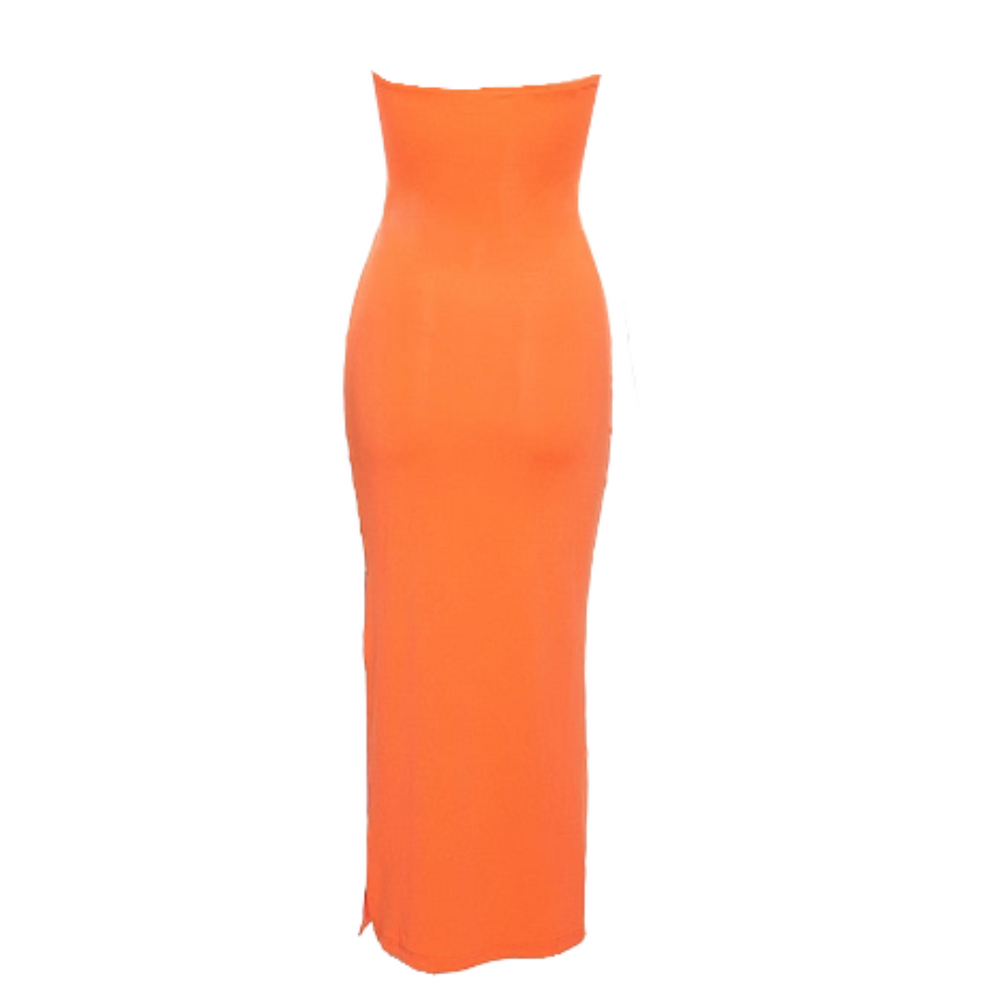 
                      
                        Twist Cutout Strapless Maxi Dress
                      
                    