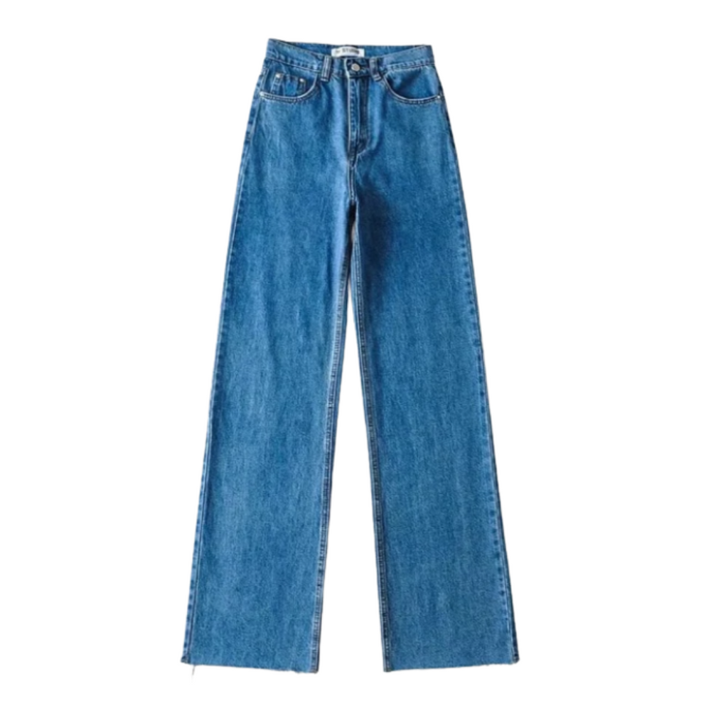 
                      
                        Straight Leg High-Waist Jeans
                      
                    