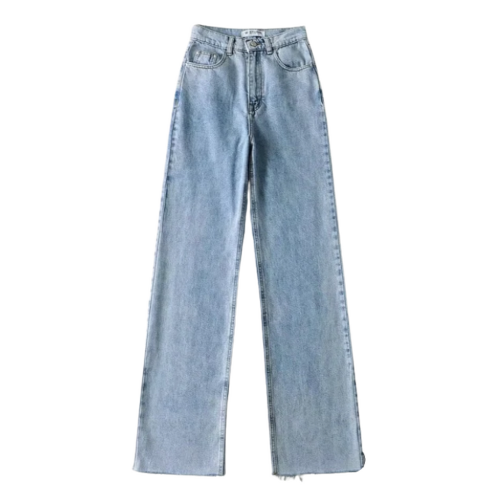 
                      
                        Straight Leg High-Waist Jeans
                      
                    