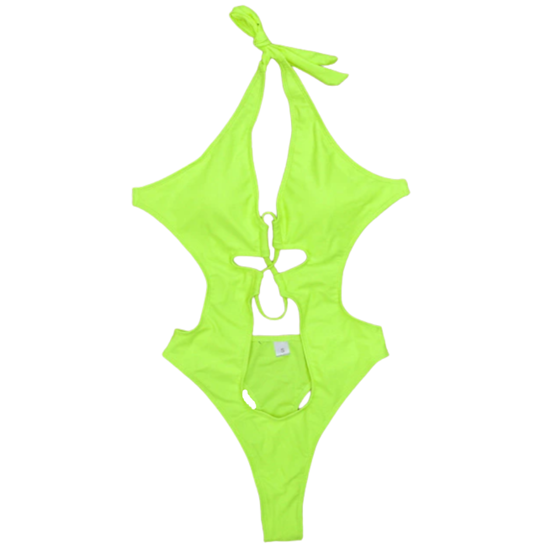 Tie Back Halter Monokini