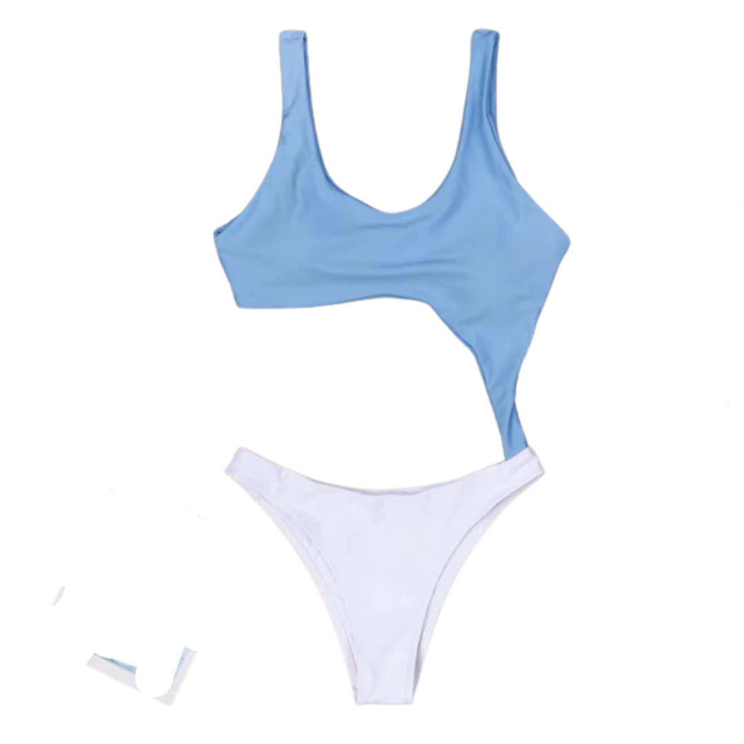 Colorblock Tank Strap Monokini