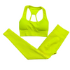 Open Back Seamless Sports Bra and Legging Sets