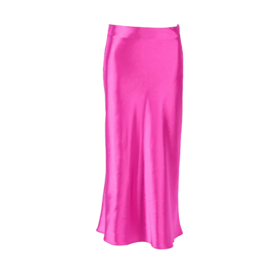 
                      
                        Satin Midi Skirt
                      
                    