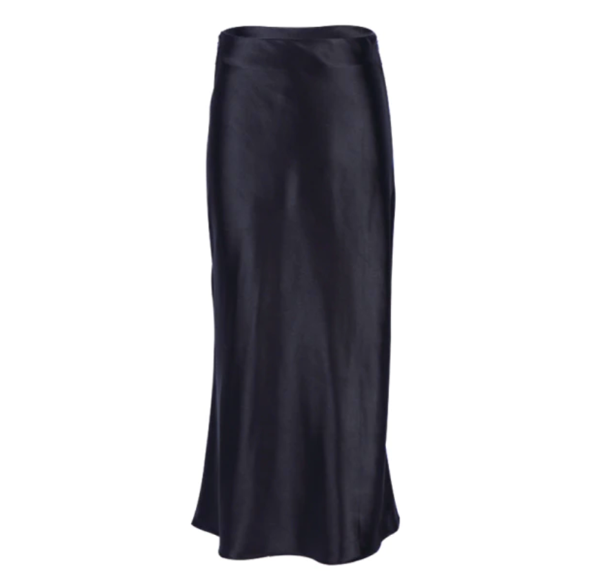 
                      
                        Satin Midi Skirt
                      
                    