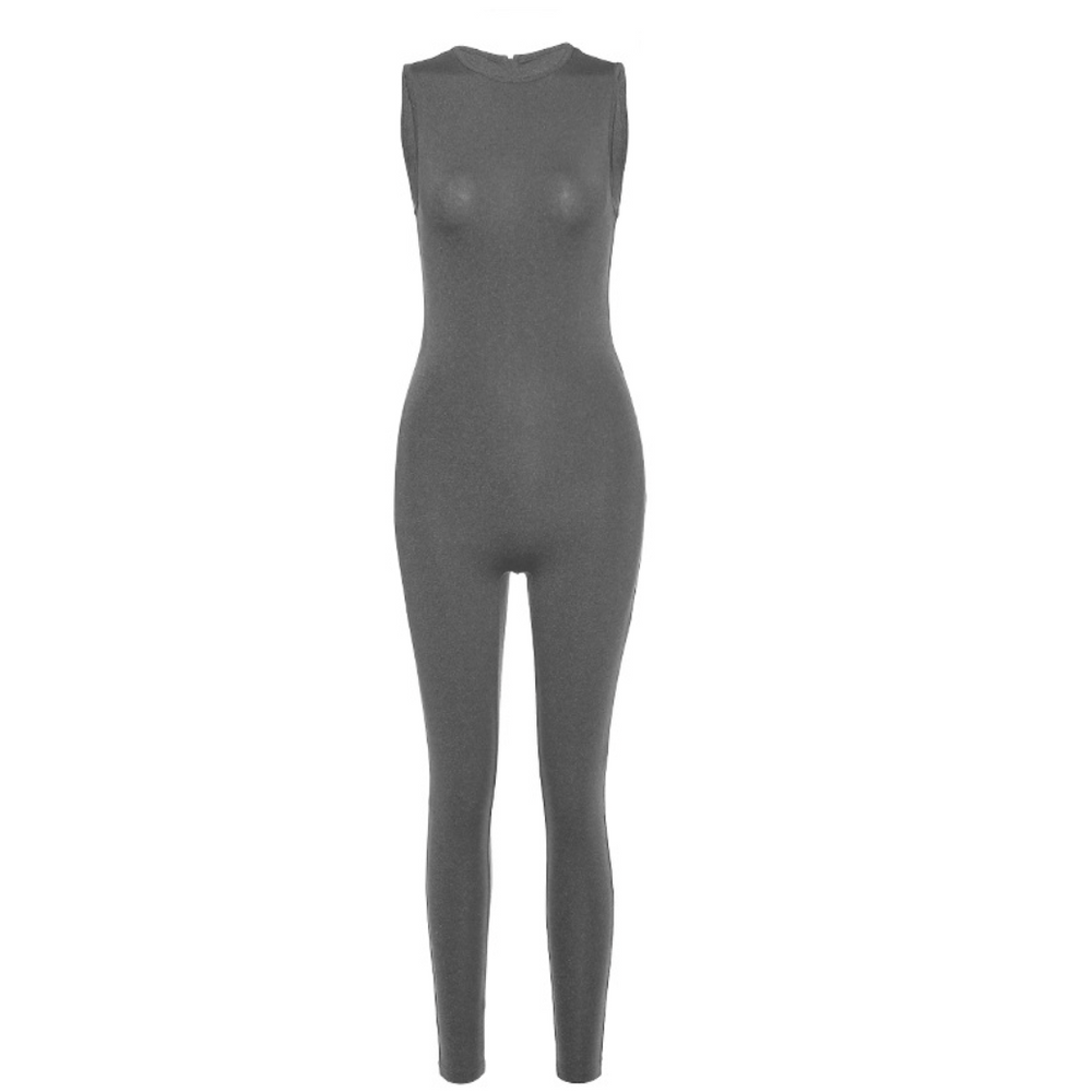 
                      
                        Racer Neckline Jumpsuit
                      
                    