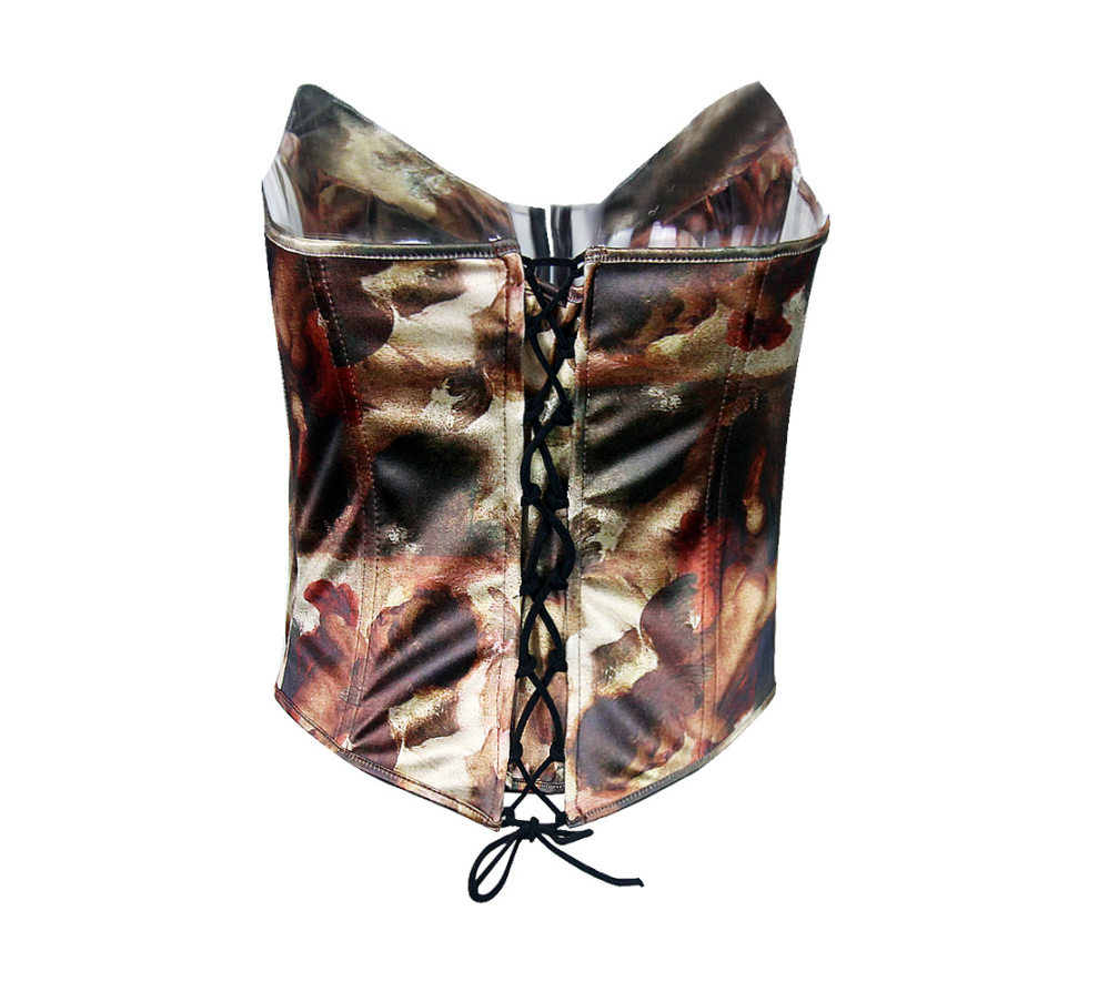 
                  
                    Graphic Print Corset Top
                  
                