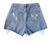 Shimmer Tassel Cutoff Shorts