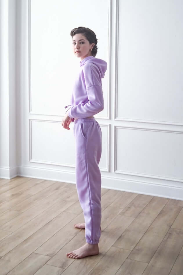 
                  
                    Crop Hoodie Tracksuit Set
                  
                