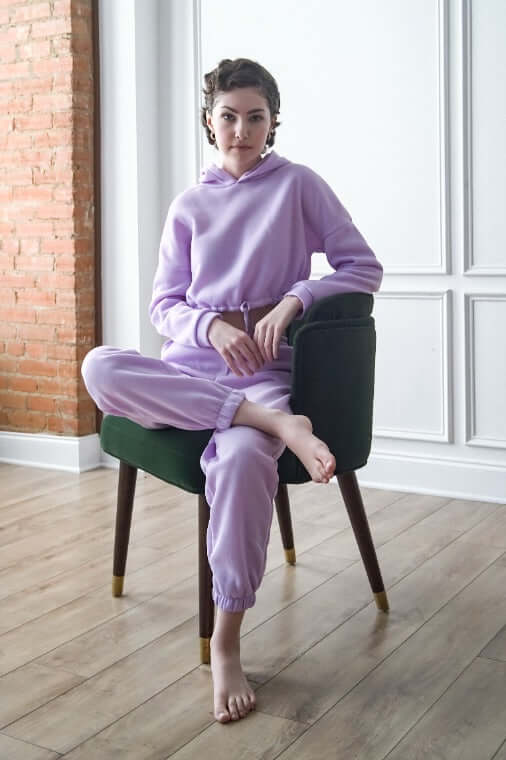 
                  
                    Crop Hoodie Tracksuit Set
                  
                