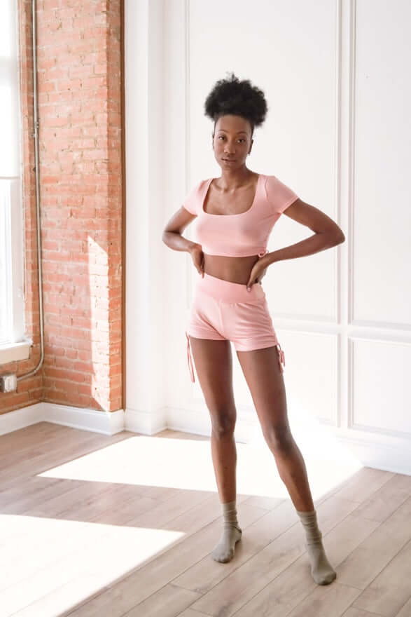 
                  
                    Drawstring Top & Shorts
                  
                