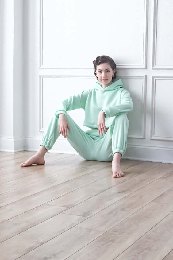 
                  
                    Crop Hoodie Tracksuit Set
                  
                