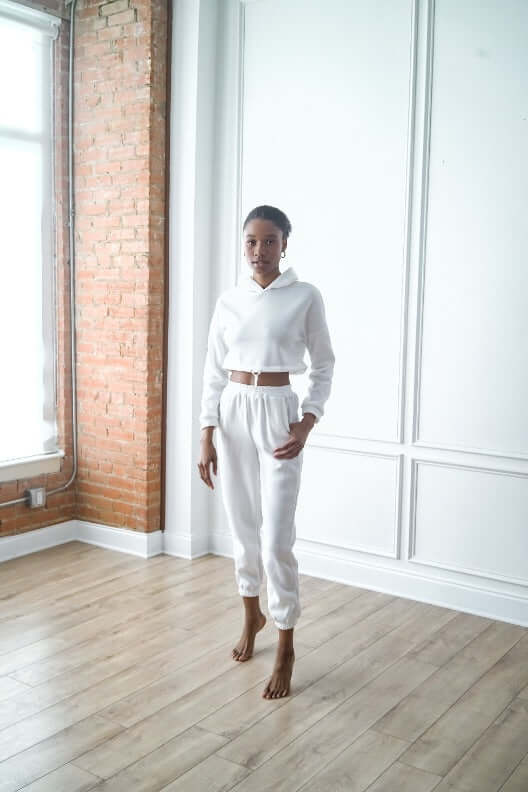 
                  
                    Crop Hoodie Tracksuit Set
                  
                
