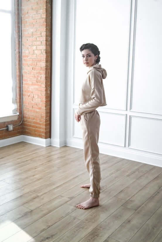 
                  
                    Crop Hoodie Tracksuit Set
                  
                
