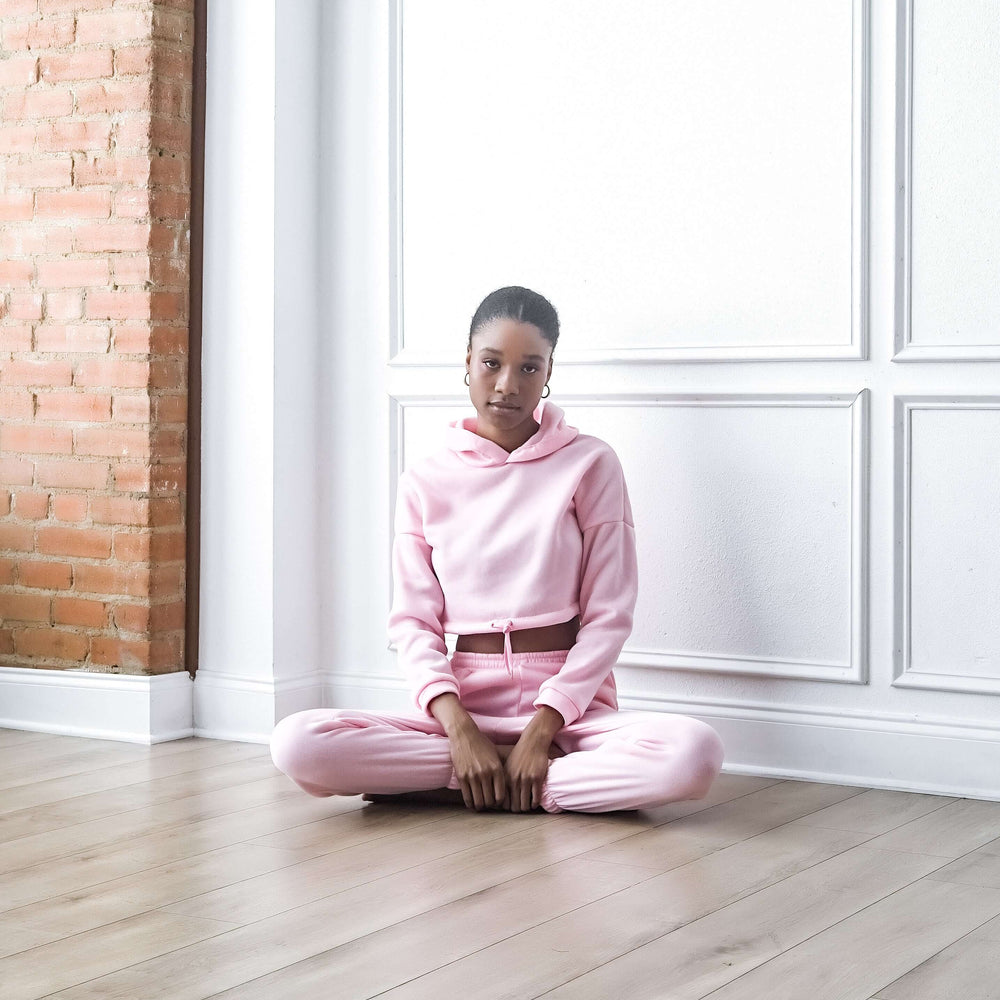 
                  
                    Crop Hoodie Tracksuit Set
                  
                