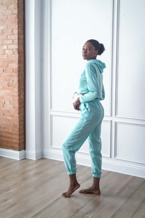 
                  
                    Crop Hoodie Tracksuit Set
                  
                
