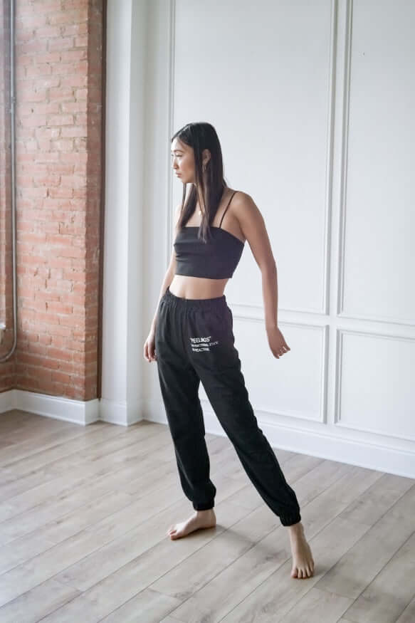 
                  
                    Feelings Print Sweatpants
                  
                