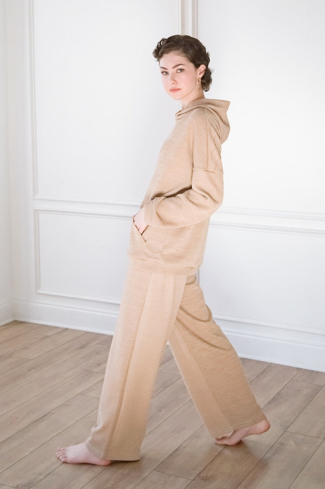 
                  
                    Rib-Knit Hoodie and Sweats
                  
                