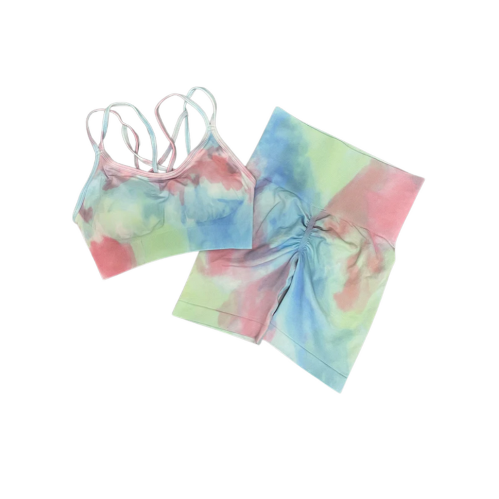 
                  
                    Two Piece Seamless Shorts and Bra Yoga Set
                  
                