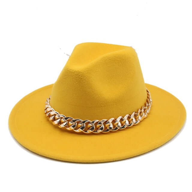 
                      
                        Chain Strap Fedora Hat
                      
                    