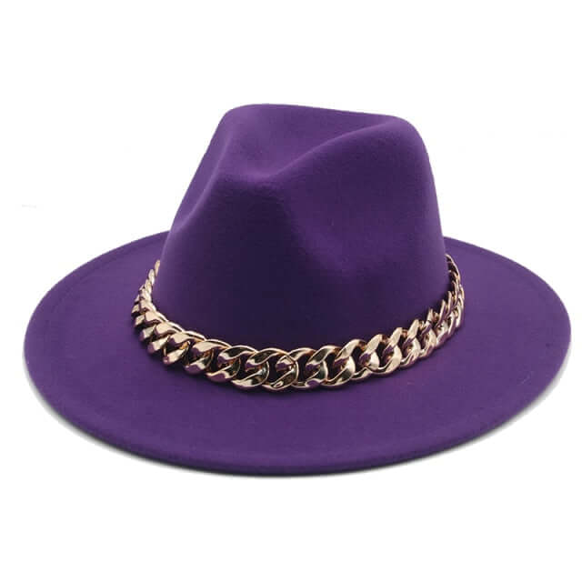 
                      
                        Chain Strap Fedora Hat
                      
                    