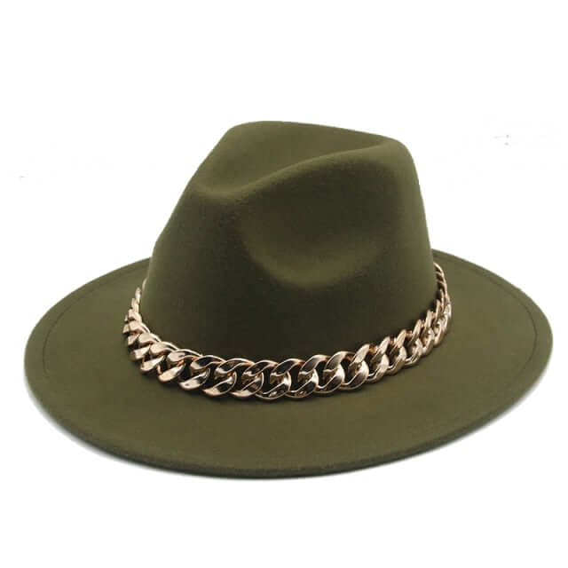 
                      
                        Chain Strap Fedora Hat
                      
                    