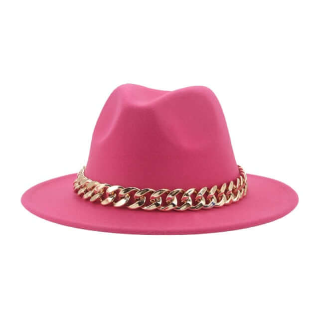 
                      
                        Chain Strap Fedora Hat
                      
                    