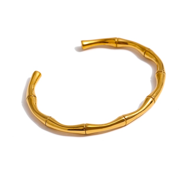 Gold Bamboo Bangle