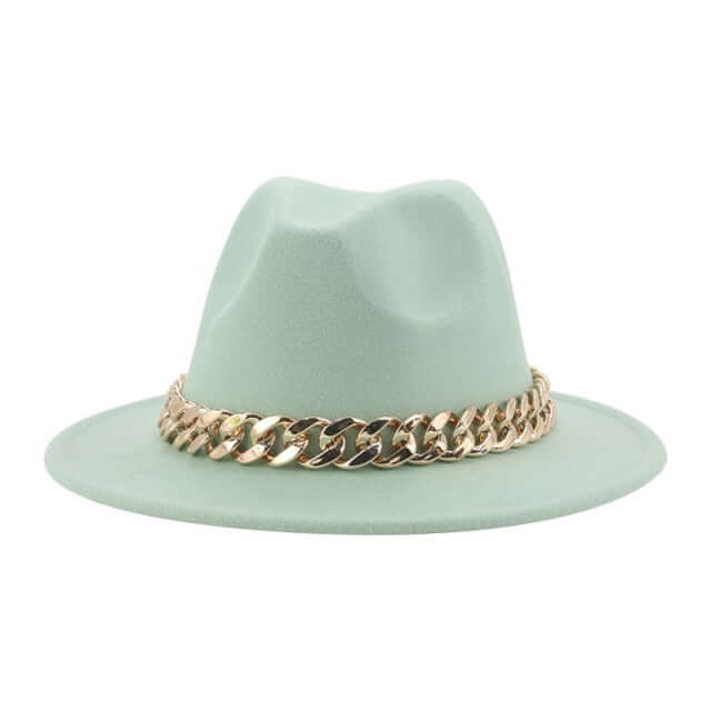 
                      
                        Chain Strap Fedora Hat
                      
                    