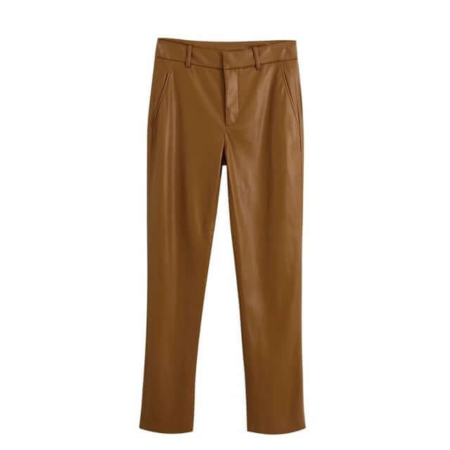 
                      
                        Caramel Brown Pant Suit
                      
                    