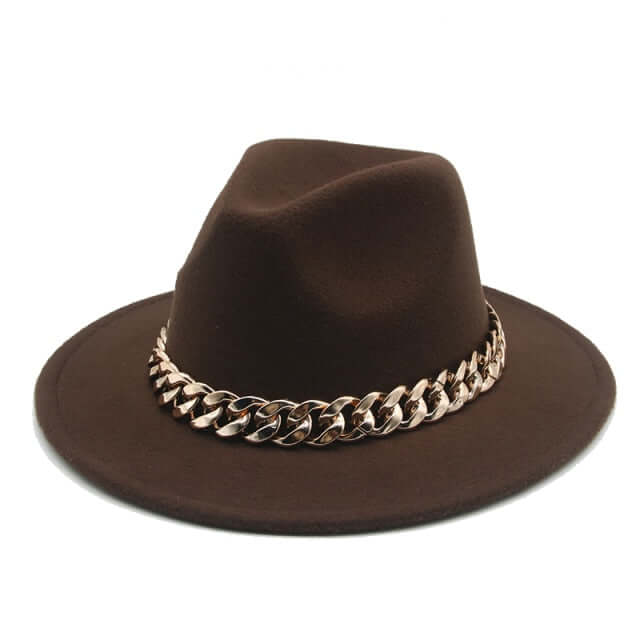 
                      
                        Chain Strap Fedora Hat
                      
                    