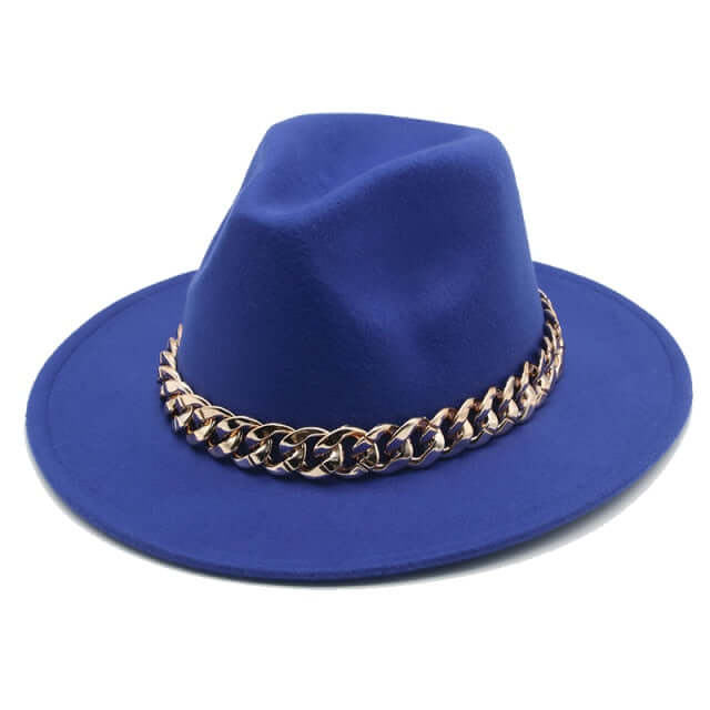 
                      
                        Chain Strap Fedora Hat
                      
                    