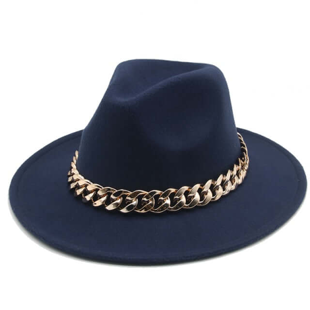 
                      
                        Chain Strap Fedora Hat
                      
                    