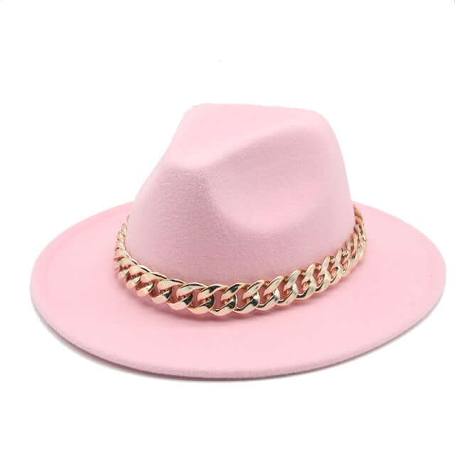 
                      
                        Chain Strap Fedora Hat
                      
                    