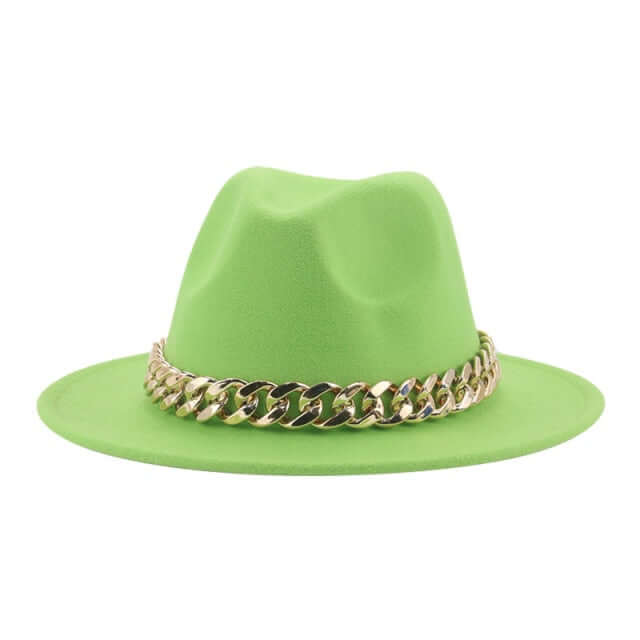 
                      
                        Chain Strap Fedora Hat
                      
                    