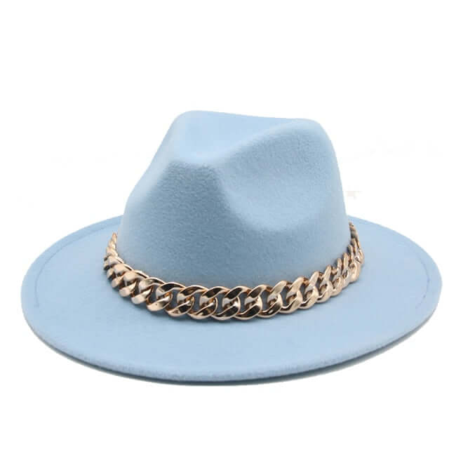 
                      
                        Chain Strap Fedora Hat
                      
                    