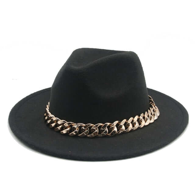 
                      
                        Chain Strap Fedora Hat
                      
                    