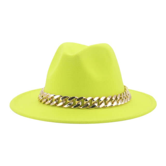 
                      
                        Chain Strap Fedora Hat
                      
                    