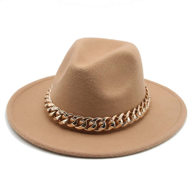 
                      
                        Chain Strap Fedora Hat
                      
                    