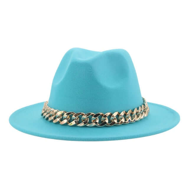 
                      
                        Chain Strap Fedora Hat
                      
                    